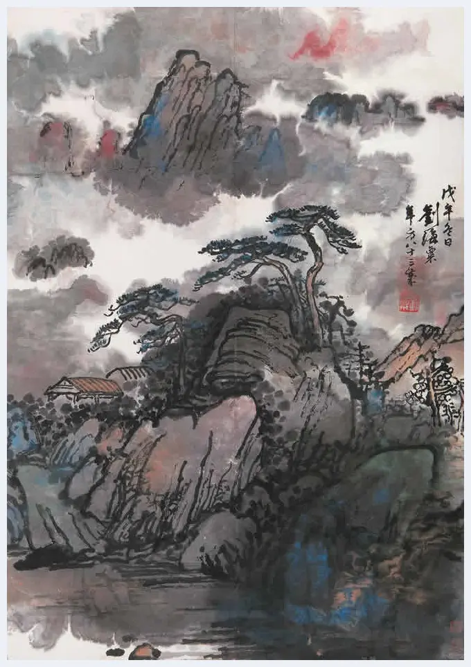 刘海粟山水画欣赏 | 书画百科