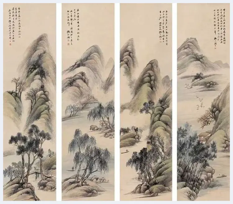 杨伯润山水画欣赏 | 书画百科