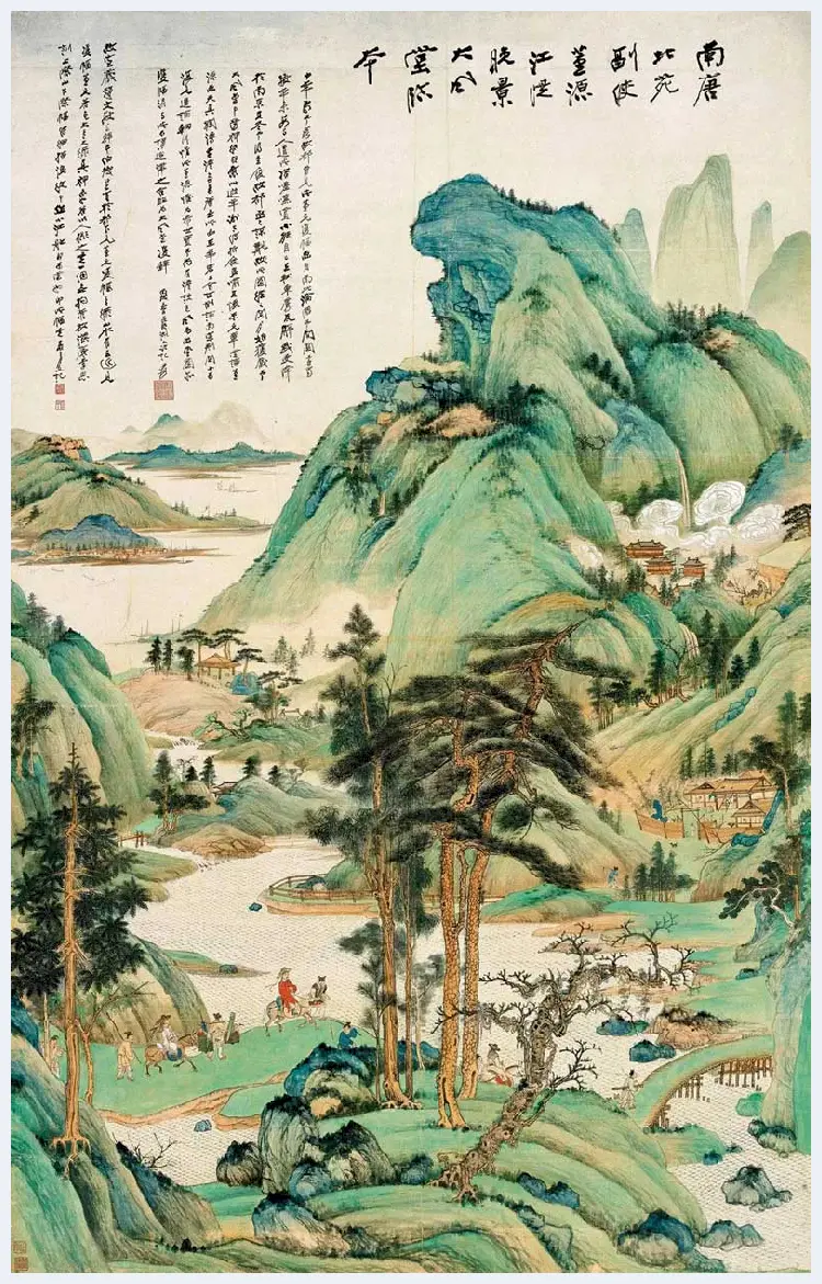 张大千作品《巫山云起》，有身临其境之感! | 国画图片