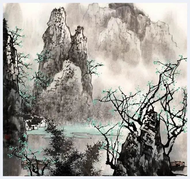 白雪石绘画作品《桂林山水》欣赏（100幅） | 书画知识