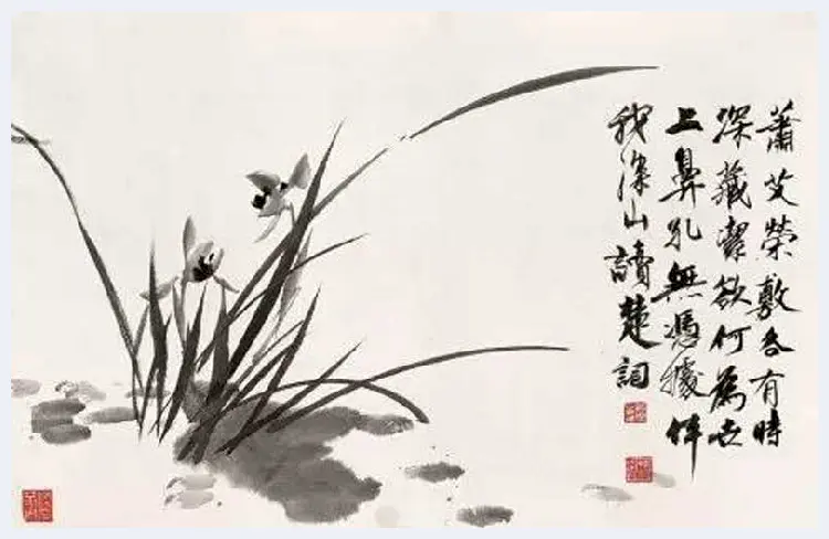 名家画兰，清介坚劲之美！ | 书画学堂