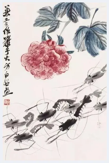 谢稚柳等名家笔下芙蓉花开 | 书画文摘