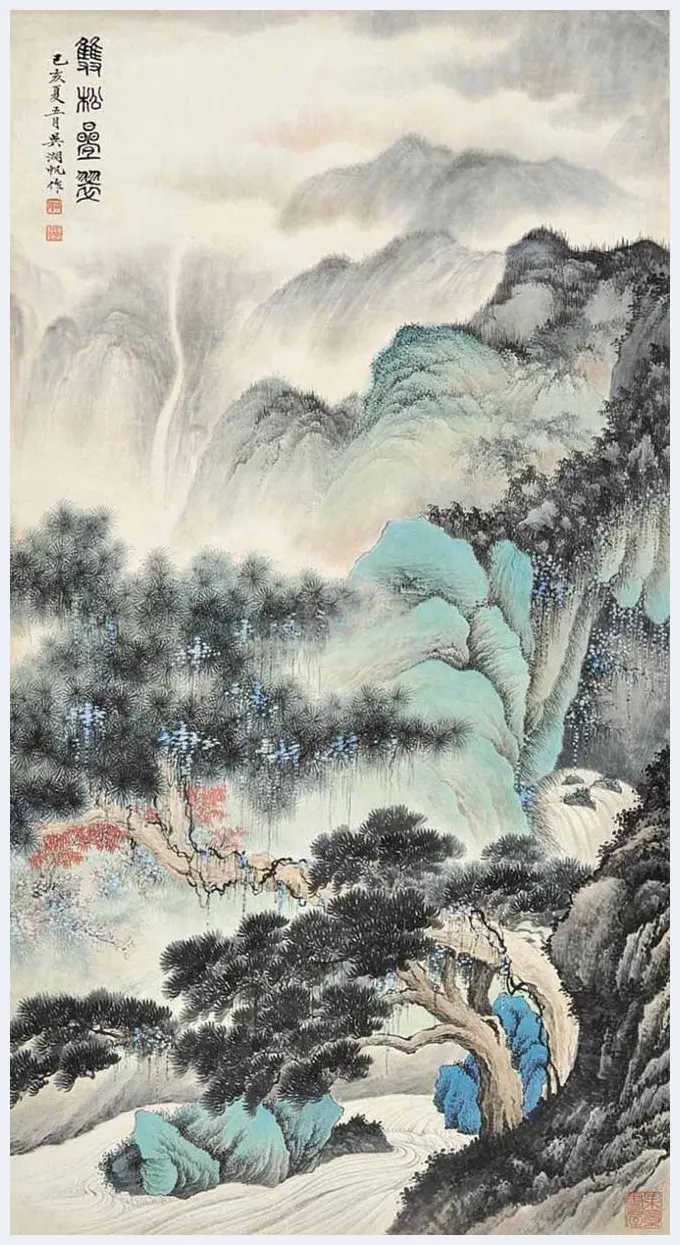 吴湖帆山水画，雅腴灵秀、清韵缜丽 | 书画常识