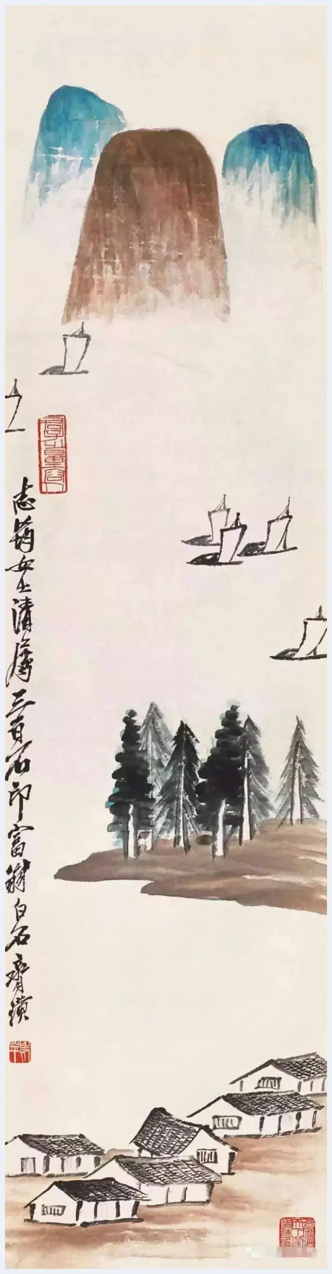 齐白石山水画：一笔一画皆真意 | 书画讲解