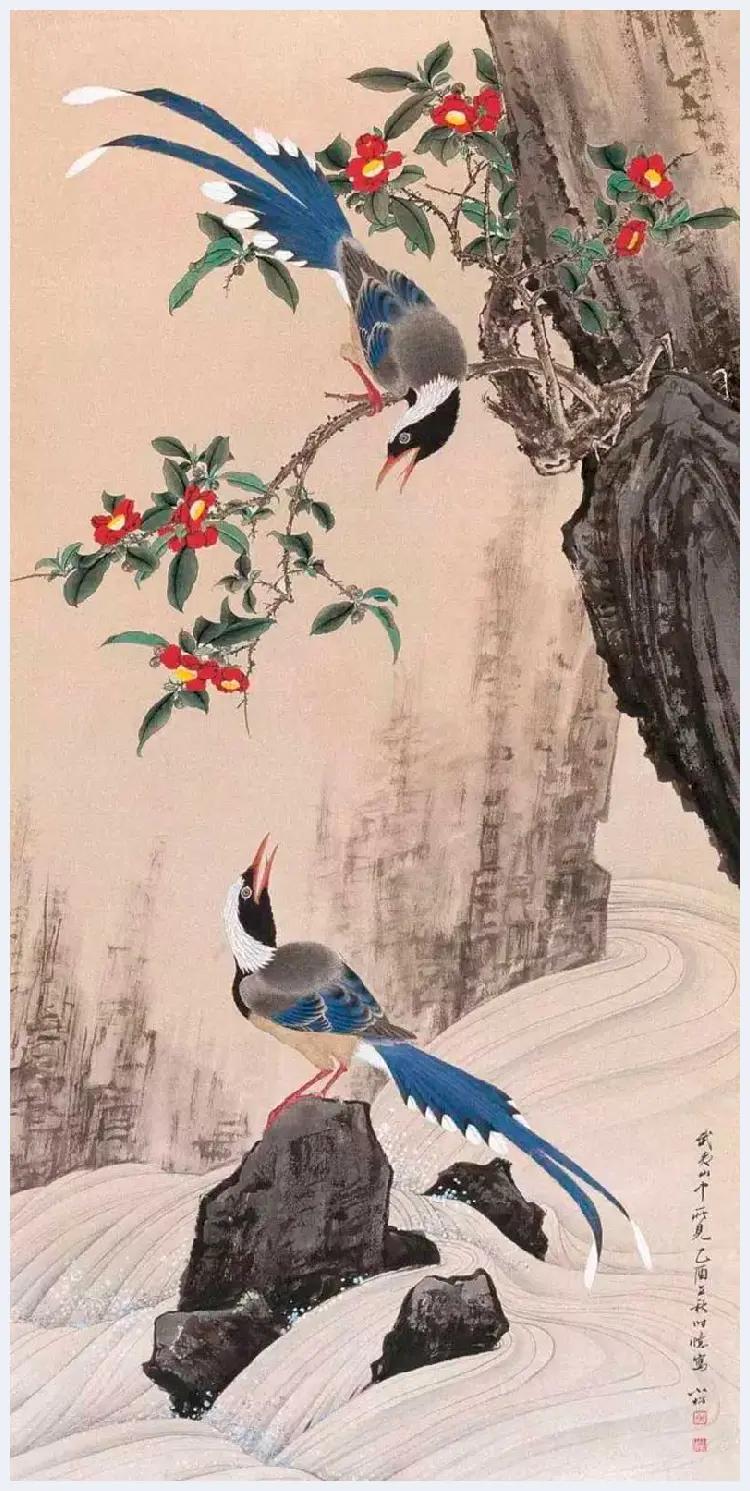 刘力上与俞致贞工笔花鸟画赏析 | 书画常识