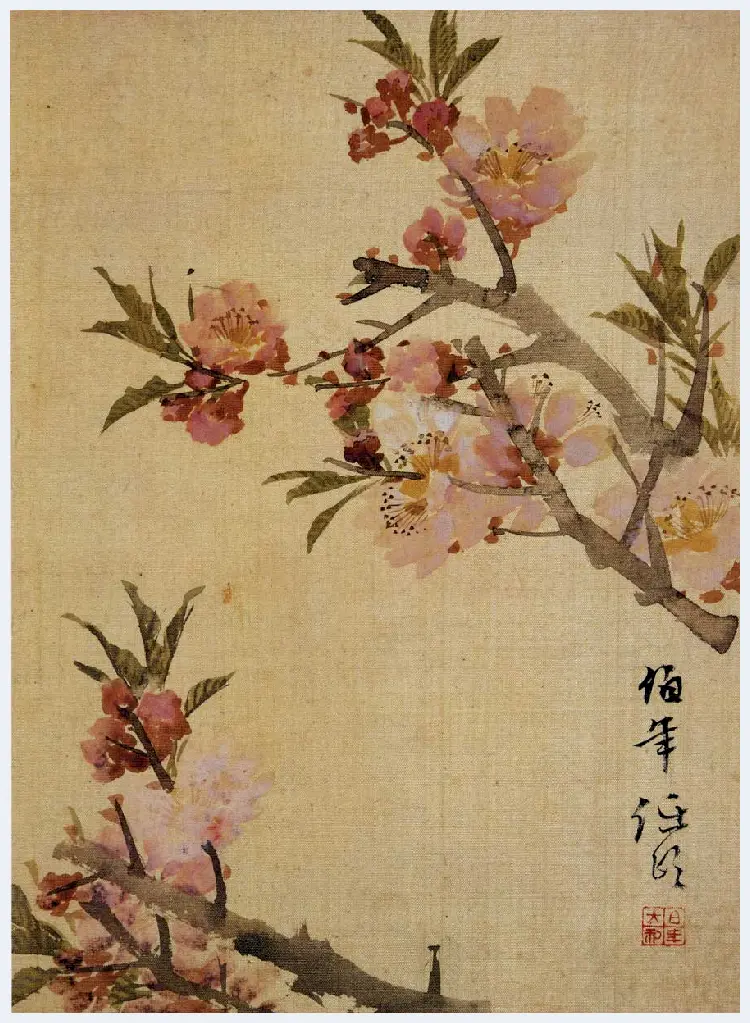 任伯年《花卉册页》欣赏 | 著名国画欣赏