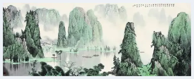 白雪石绘画作品《桂林山水》欣赏（100幅） | 书画知识