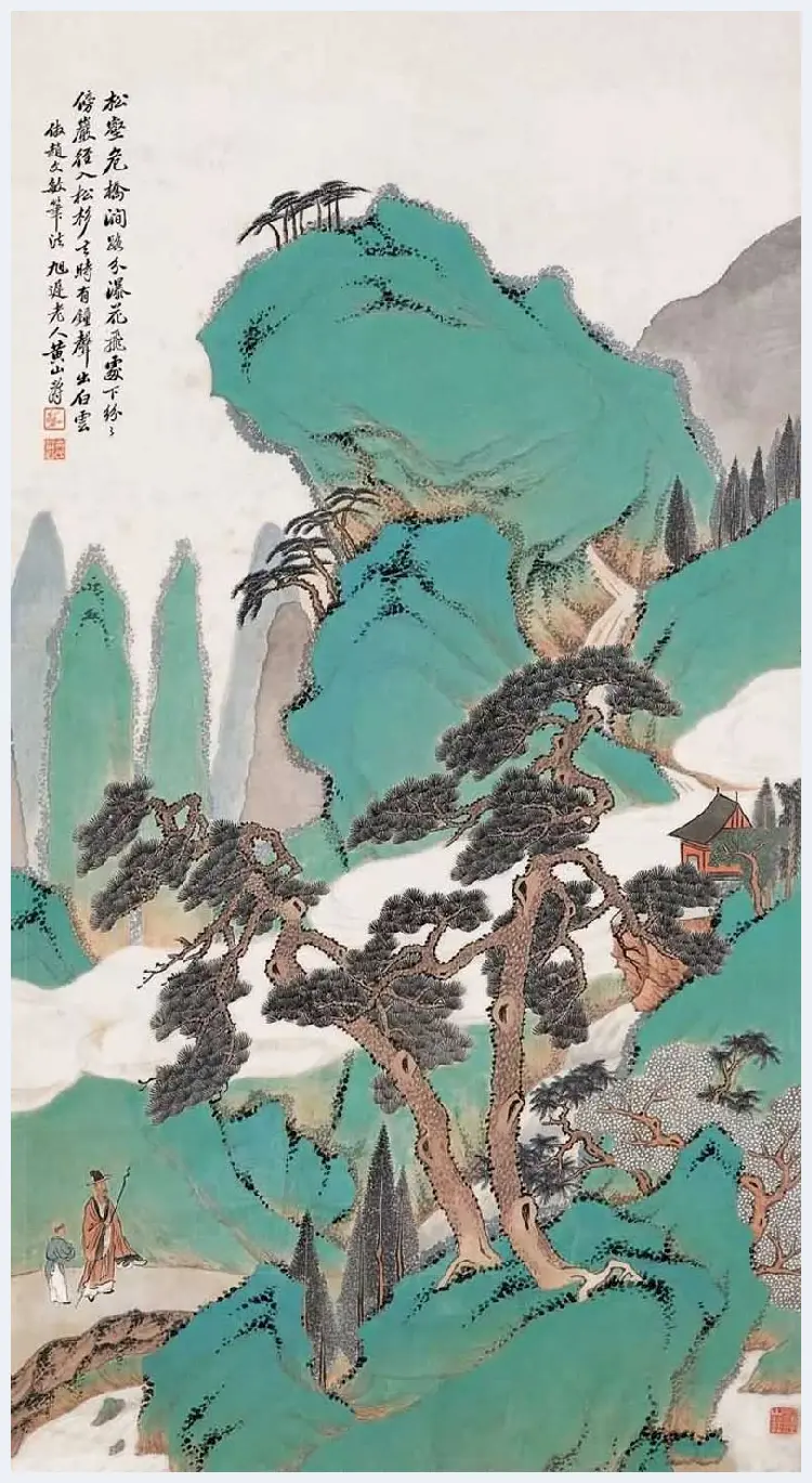 黄山寿山水画作品欣赏 | 书画科普