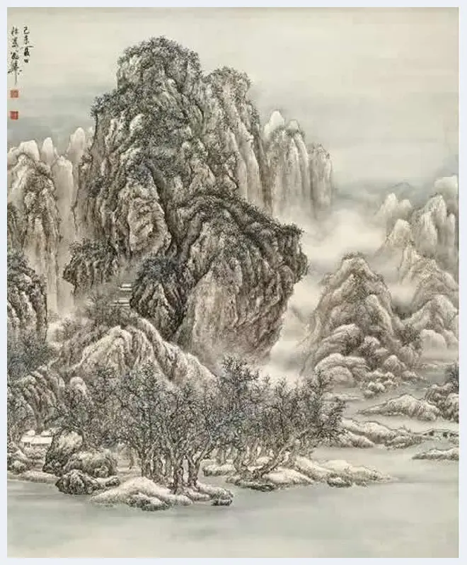 谢稚柳笔下的雪景山水 | 书画文摘