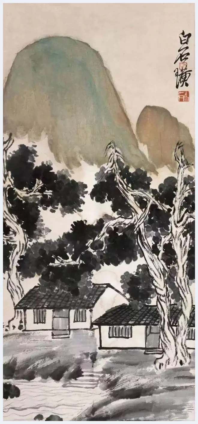 齐白石山水画：一笔一画皆真意 | 书画讲解