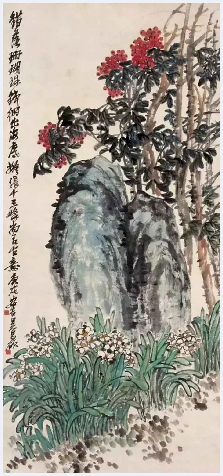 吴昌硕笔下的水仙，淡雅又清香四溢 | 书画科普