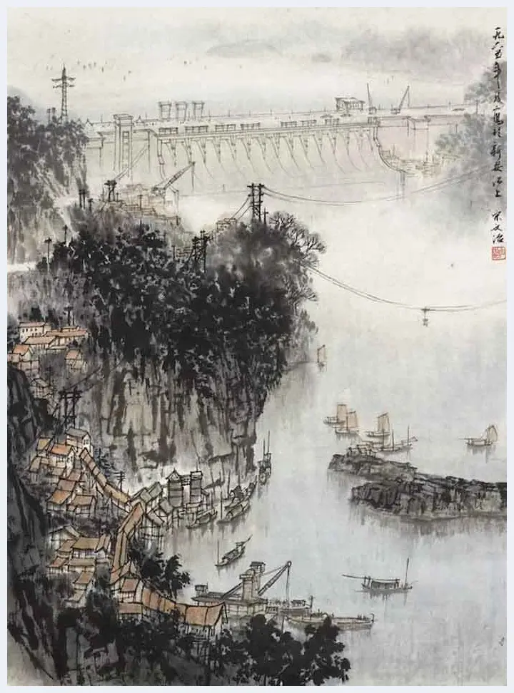 宋文治作品呈现50年代山水画发展的缩影 | 书画文摘