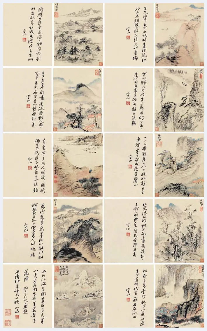 石涛作品成交价格，石涛山水画多少钱一平尺？ | 书画文摘