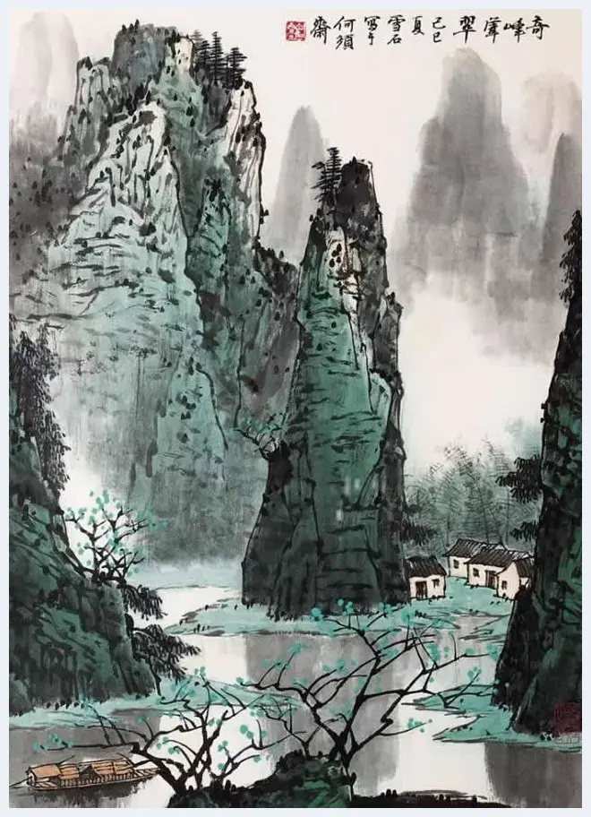 白雪石绘画作品《桂林山水》欣赏（100幅） | 书画知识