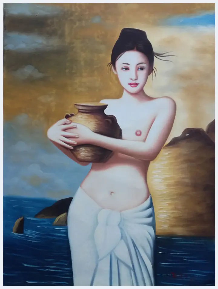 谢楚余的成名作《陶》与《绿野》，太美了 | 油画图片