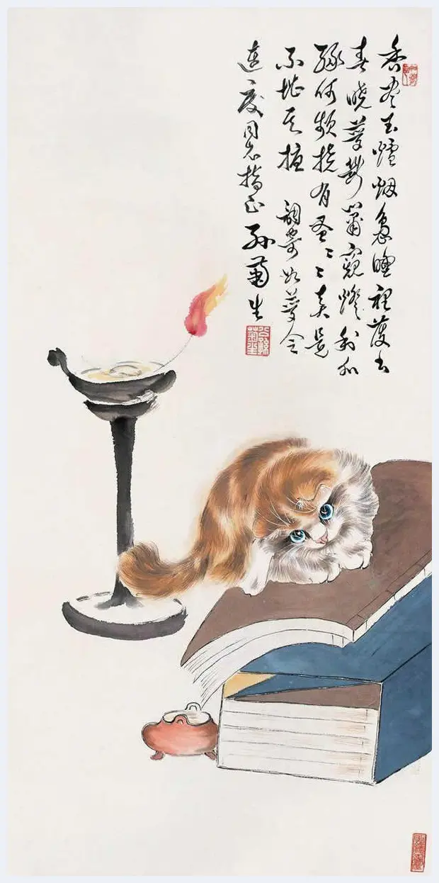 物理老师业余画猫，人称猫王！ | 书画学堂