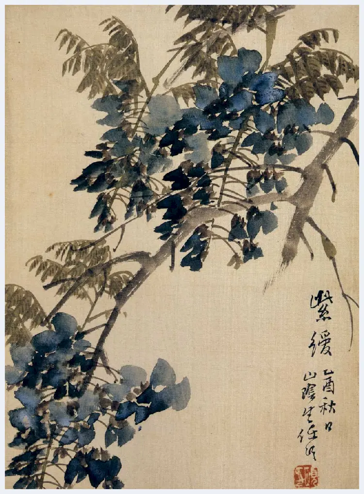 任伯年《花卉册页》欣赏 | 著名国画欣赏