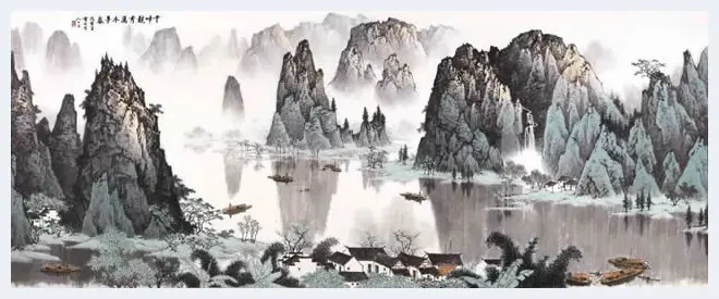 白雪石绘画作品《桂林山水》欣赏（100幅） | 书画知识