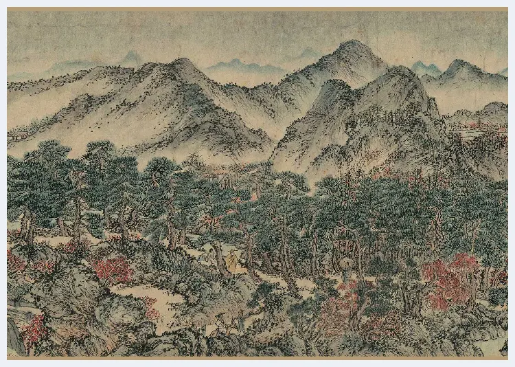 王蒙《太白山图》- 中国传世名画 | 著名国画鉴赏