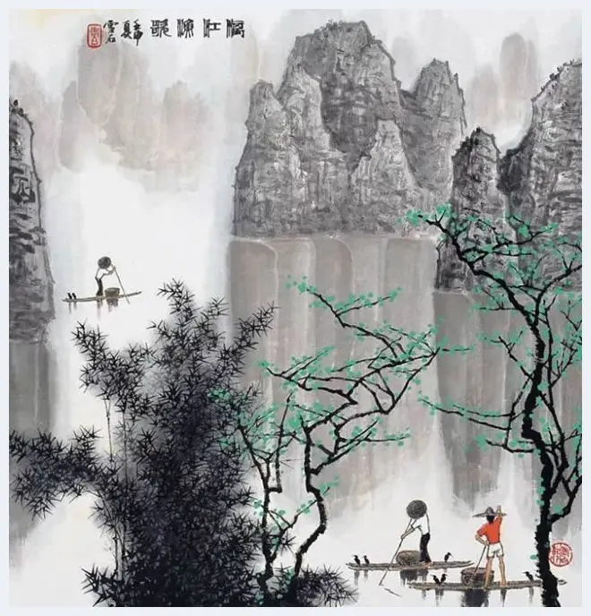 白雪石绘画作品《桂林山水》欣赏（100幅） | 书画知识