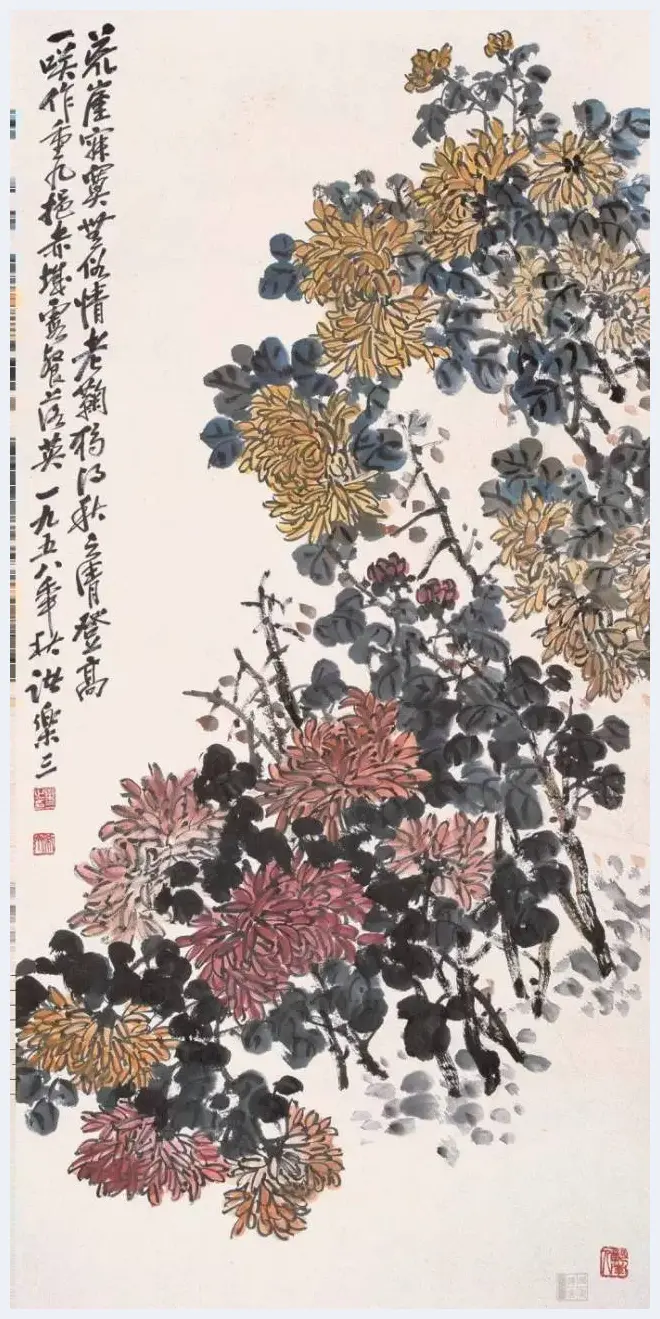 近现代名家画菊48幅！（值得收藏） | 书画资料