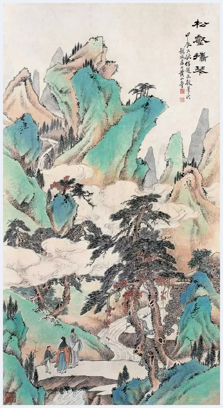 黄山寿山水画作品欣赏 | 书画科普