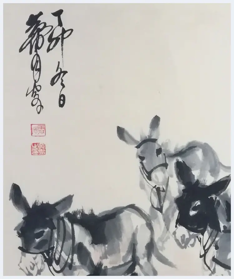 黄胄《赶驴图》，黄胄晚期作品中的精品 | 国画鉴赏