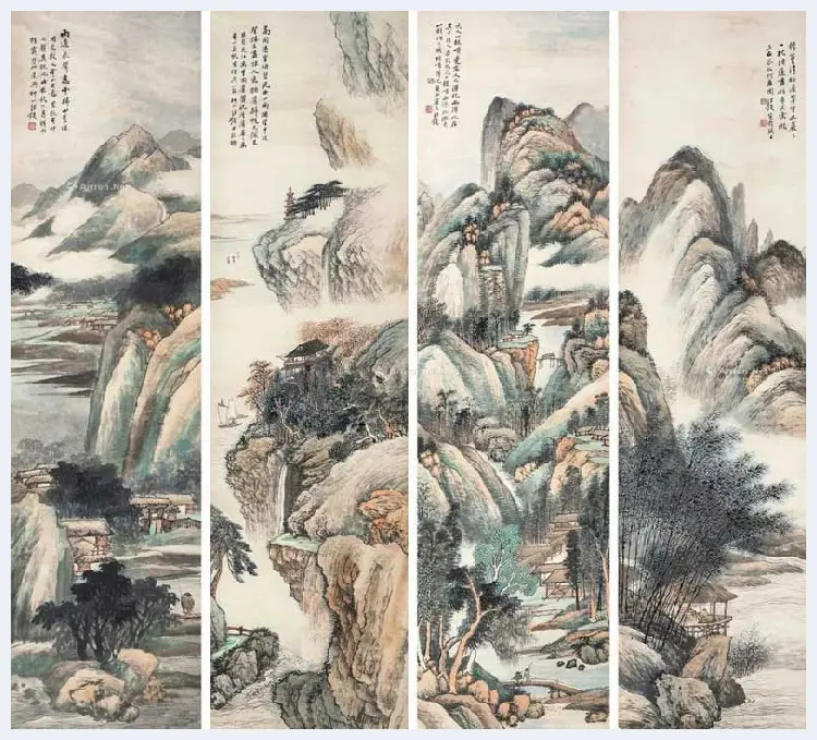 汪琨山水画作品欣赏 | 书画讲解