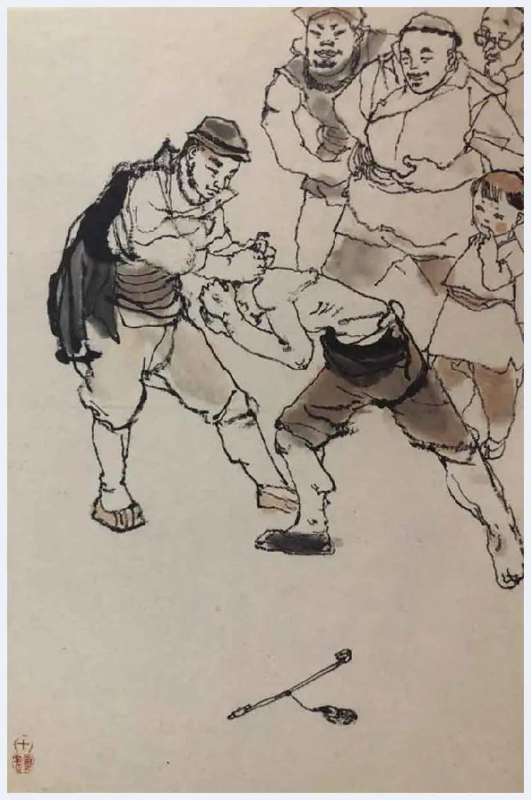 程十发绘《阿Q画传》首次回沪展出 | 书画常识