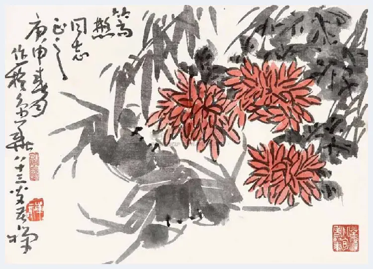 李苦禅笔下的梅兰竹菊 | 书画百科