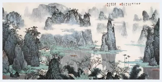 白雪石绘画作品《桂林山水》欣赏（100幅） | 书画知识