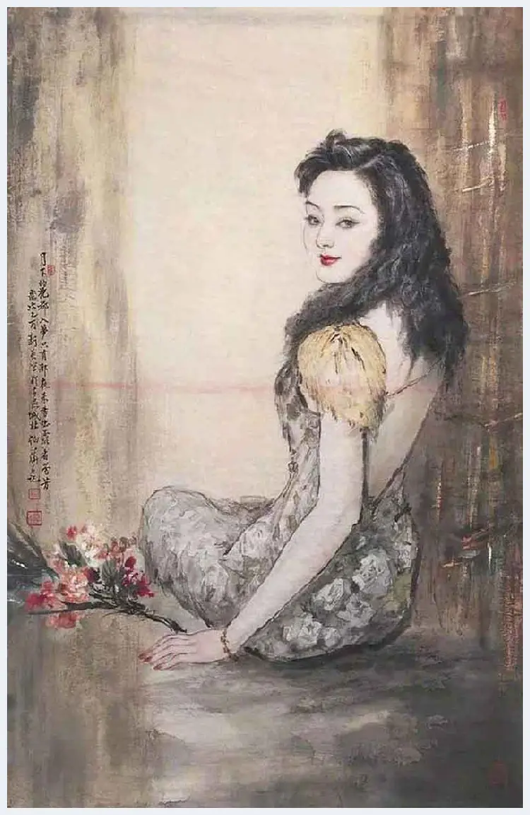 白伯骅笔下的美女 | 书画常识