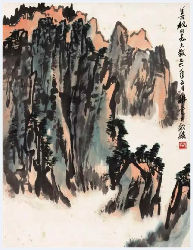 大千弟子糜耕云国画作品，几可乱真！ | 书画资料