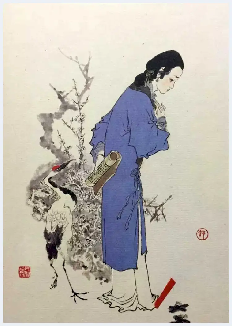 戴敦邦人物画欣赏 | 书画百科