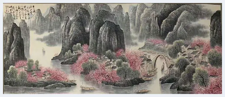 李可染丈二《漓江》，堪称旷世经典 | 国画赏析