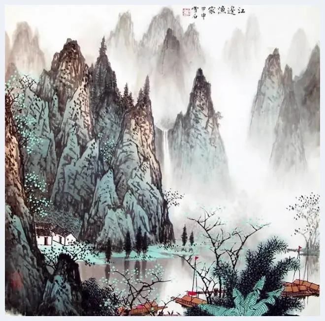 白雪石绘画作品《桂林山水》欣赏（100幅） | 书画知识