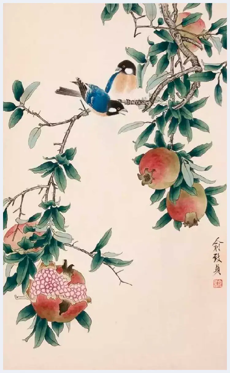 刘力上与俞致贞工笔花鸟画赏析 | 书画常识