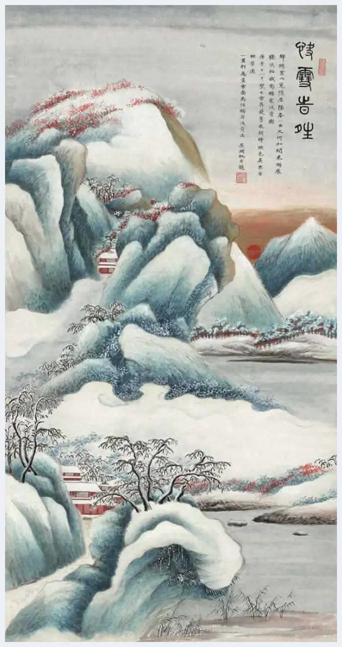 吴湖帆山水画，雅腴灵秀、清韵缜丽 | 书画常识