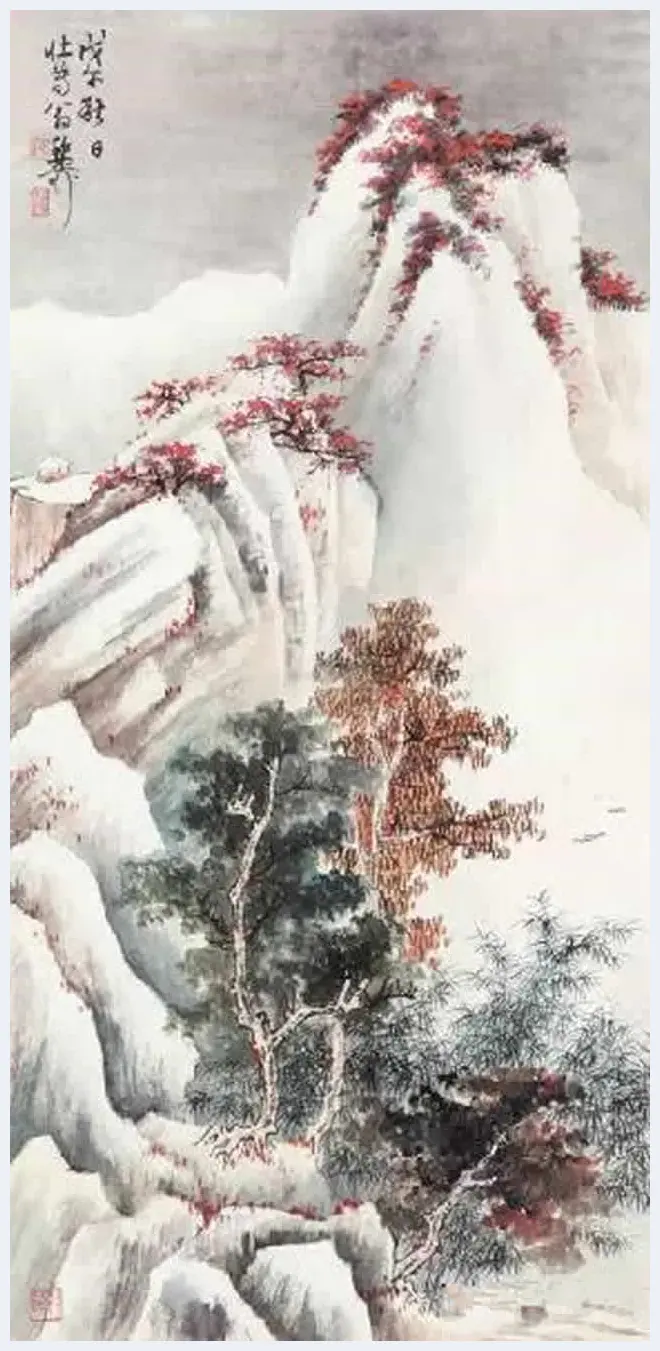 谢稚柳笔下的雪景山水 | 书画文摘