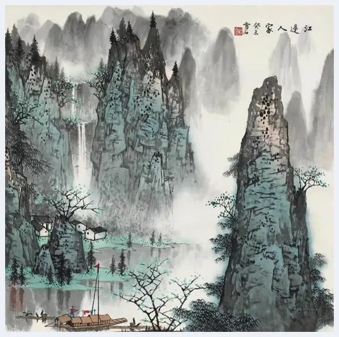 白雪石绘画作品《桂林山水》欣赏（100幅） | 书画知识