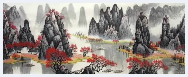 白雪石绘画作品《桂林山水》欣赏（100幅） | 书画知识