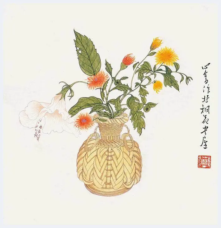 溥儒花卉作品欣赏 | 书画文摘