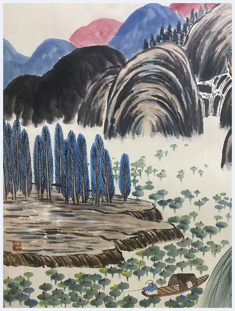 齐白石钜制《荷鄉清署》，首度面世！ | 国画作品