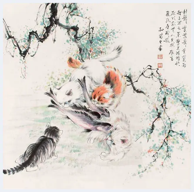 孙菊生：物理学教授业余画猫，且成为一代宗师！ | 书画讲解