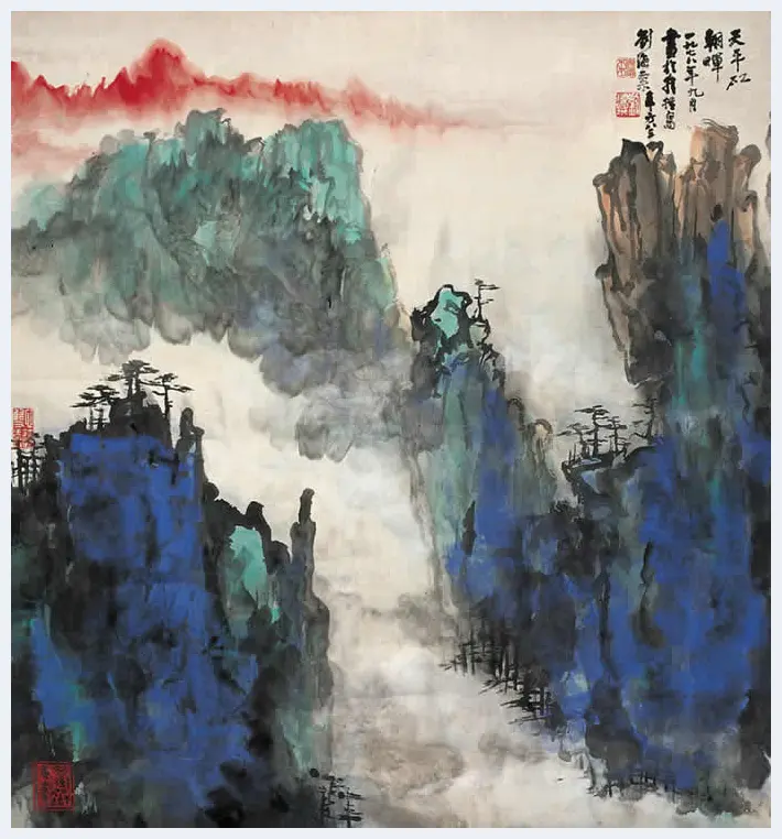 刘海粟泼墨泼彩作品精选 | 书画文摘