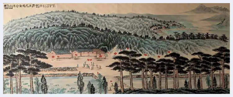 李可染巨制《韶山·毛主席旧居》，震撼首呈！ | 国画作品