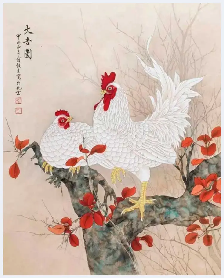 刘力上与俞致贞工笔花鸟画赏析 | 书画常识