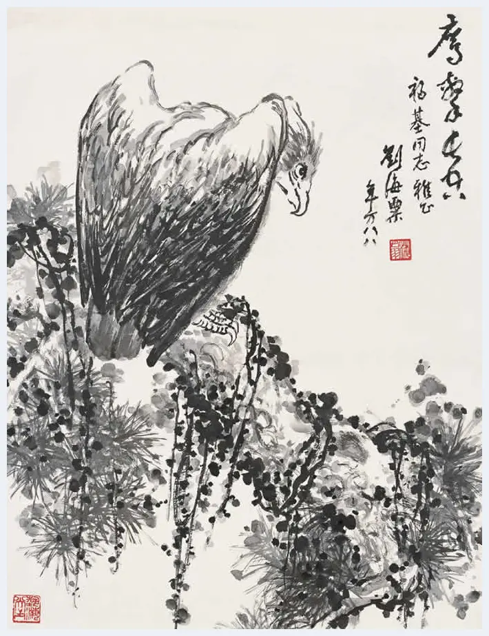 刘海粟花鸟画欣赏 | 书画文摘