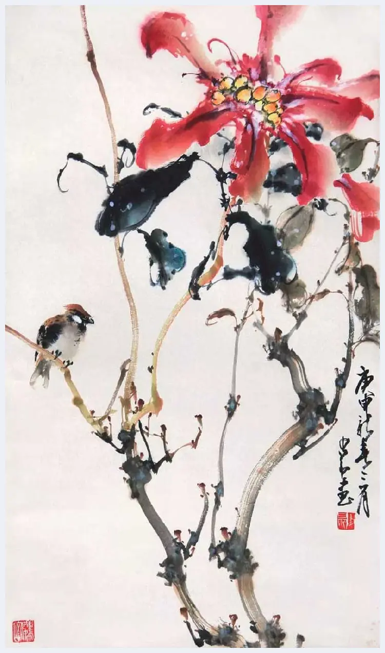 赵少昂：中国花鸟画第一人，当无出其右 | 书画科普
