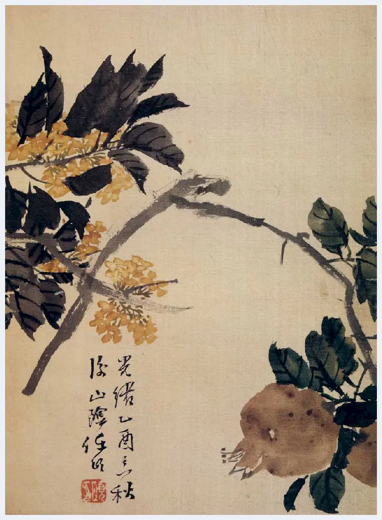 任伯年《花卉册页》欣赏 | 著名国画欣赏